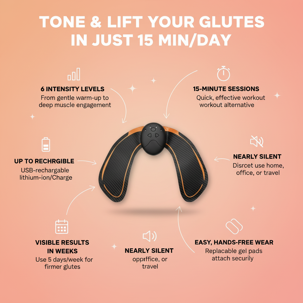 The Ultimate Glute Stimulator™ - Lift, Tone & Shape Your Butt in Minutes a Day
